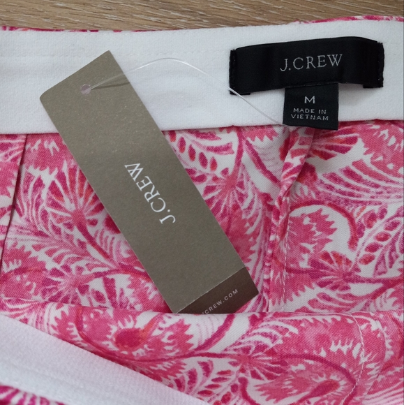 J.Crew Pink Swirl Slip Skirt Size Medium - Picture 5 of 6